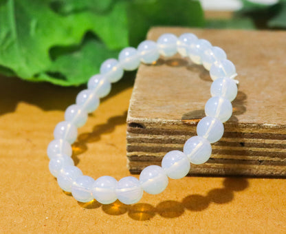 Opalite Certified Bracelet 8mm Beads