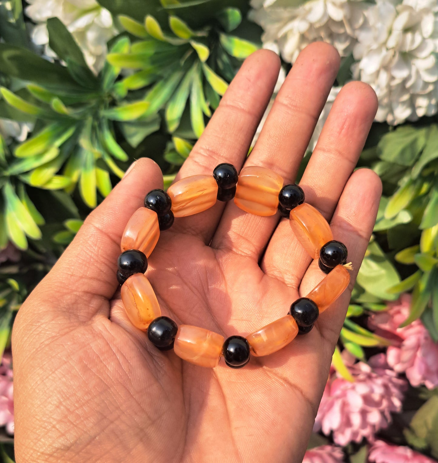 Red and Black Beads Bracelet