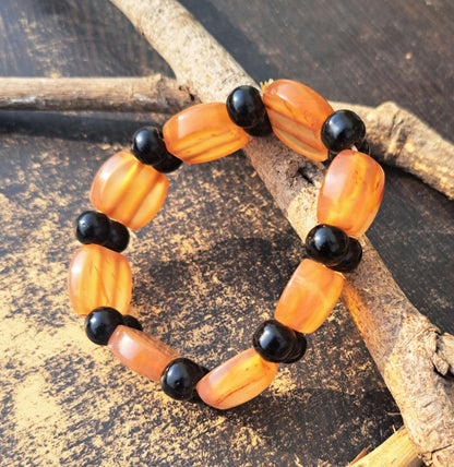 Red and Black Beads Bracelet