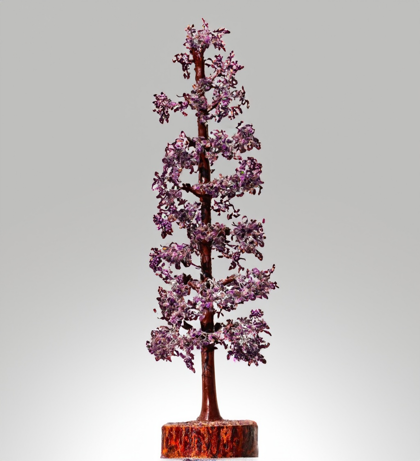 Large 3000 Beads Amethyst Gemstone Tree Home Decor