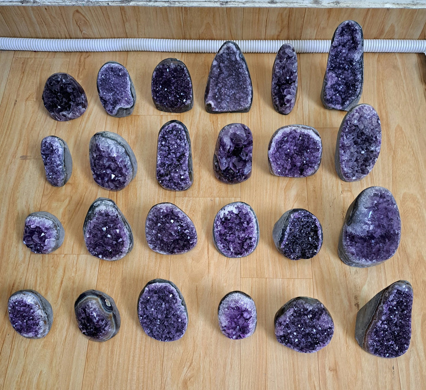 Deep Purple Amethyst Geodes Lot Wholesale Bulk Sale