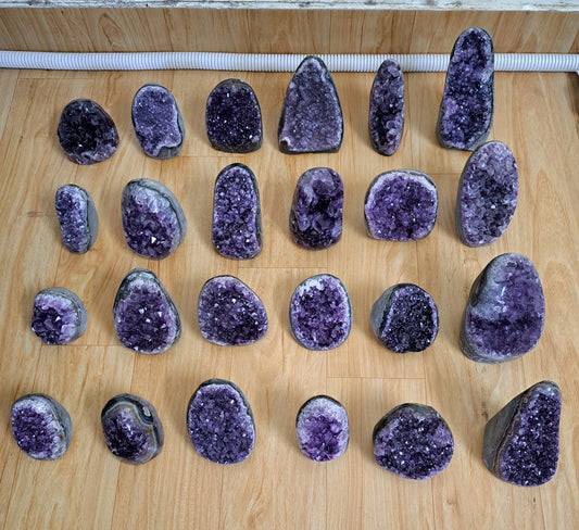 Deep Purple Amethyst Geodes Lot Wholesale Bulk Sale