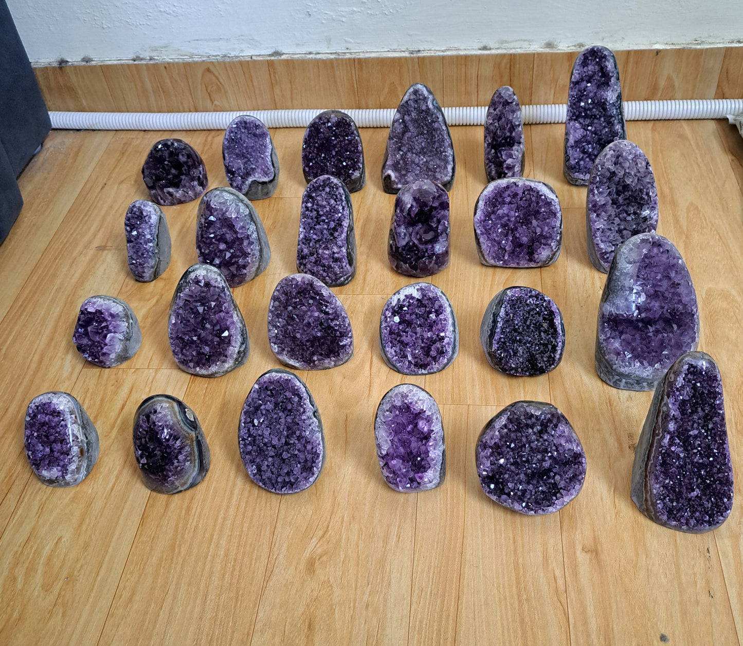 Deep Purple Amethyst Geodes Lot Wholesale Bulk Sale