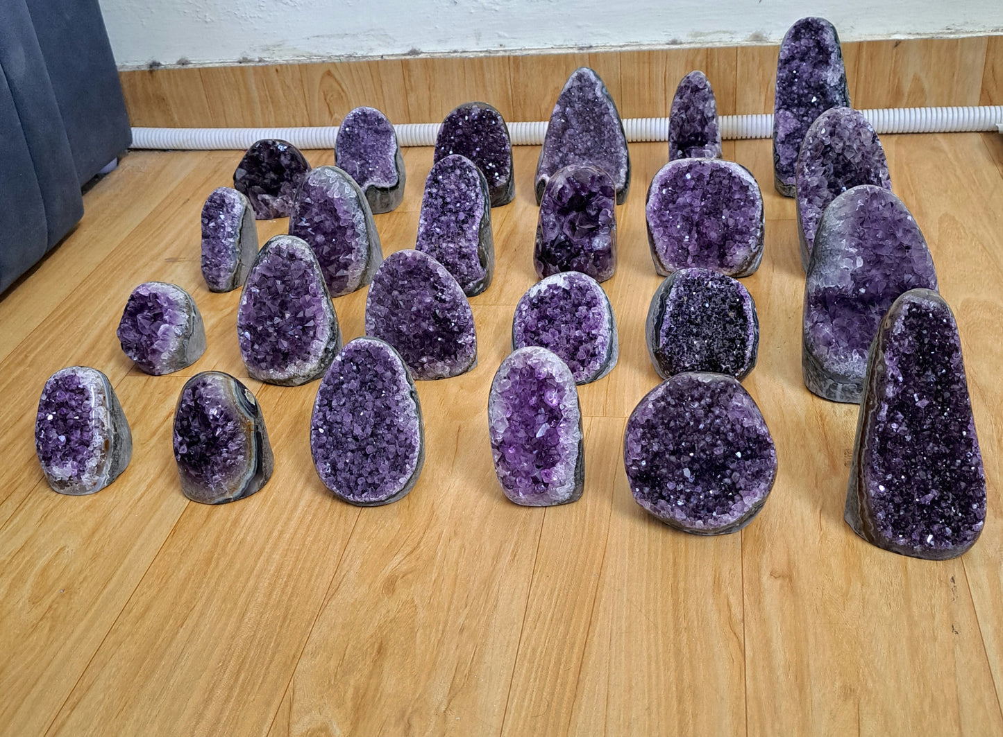 Deep Purple Amethyst Geodes Lot Wholesale Bulk Sale