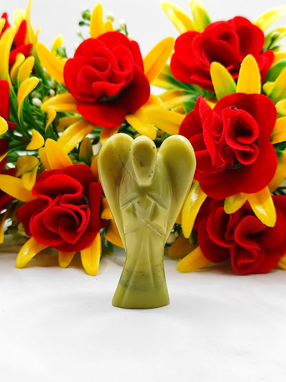 Serpentine Angel 2 Inches, Guardian Angels-Pack Of 1 with Velvet Pouch