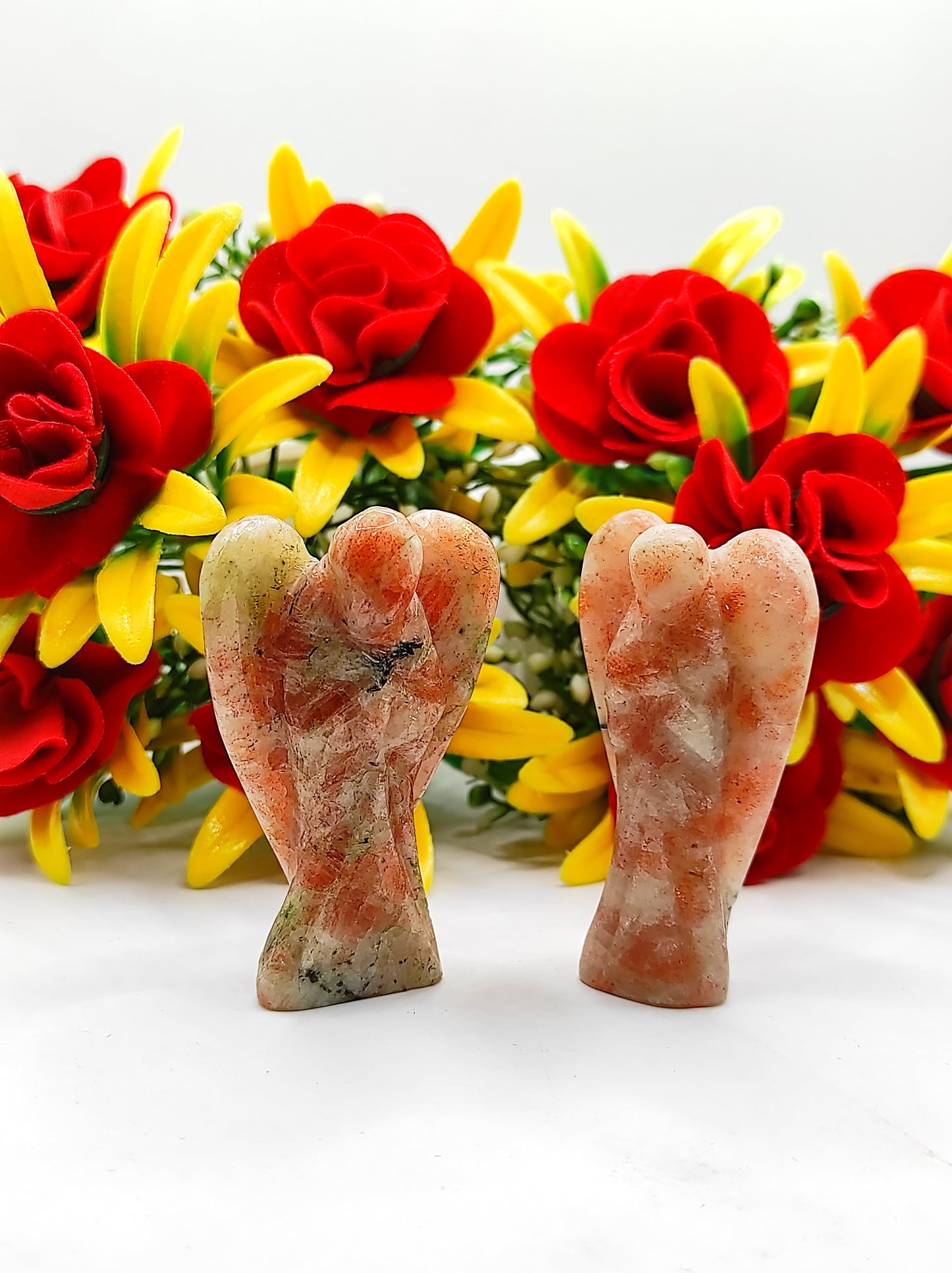 Sunstone Angel 2 Inches, Guardian Angels-Pack Of 1 with Velvet Pouch