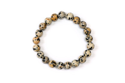 Dalmatian 08mm beads Bracelet