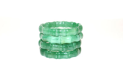 Green Aventurine Free Size Rectangle Beads Bracelet(Pack of 1)