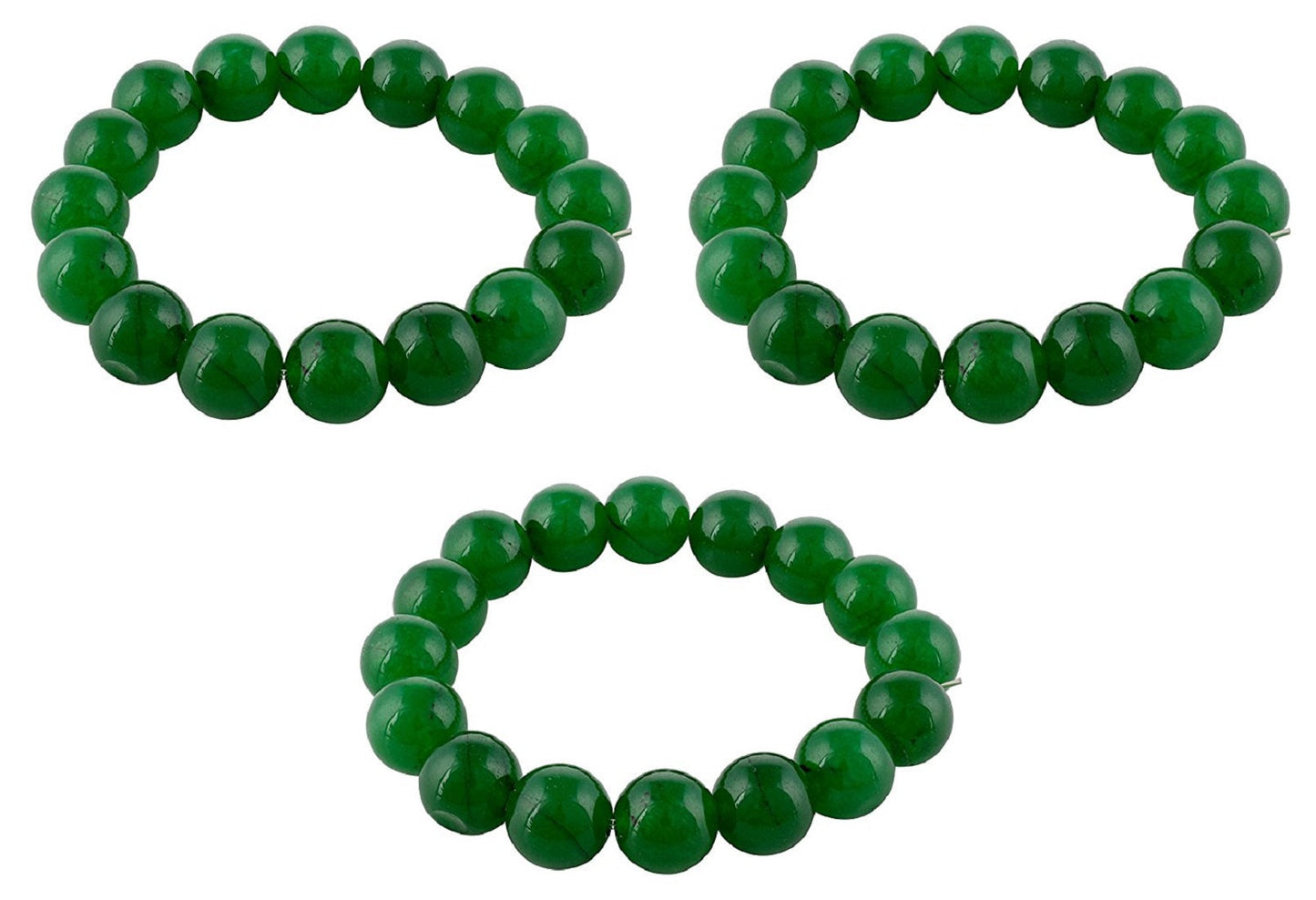 Green Jade Gemstone 10mm beads Bracelet