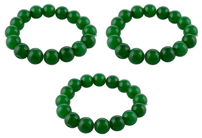 Green Jade Gemstone 10mm beads Bracelet