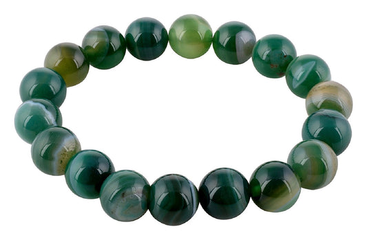 Green Onyx Gemstone 10mm beads Bracelet