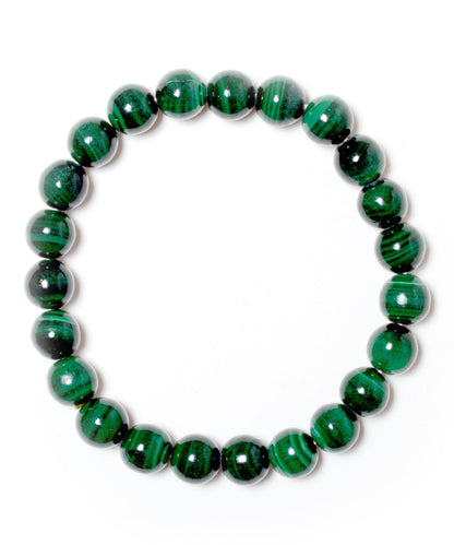 Premium Malachite (08mm)Beads Bracelet