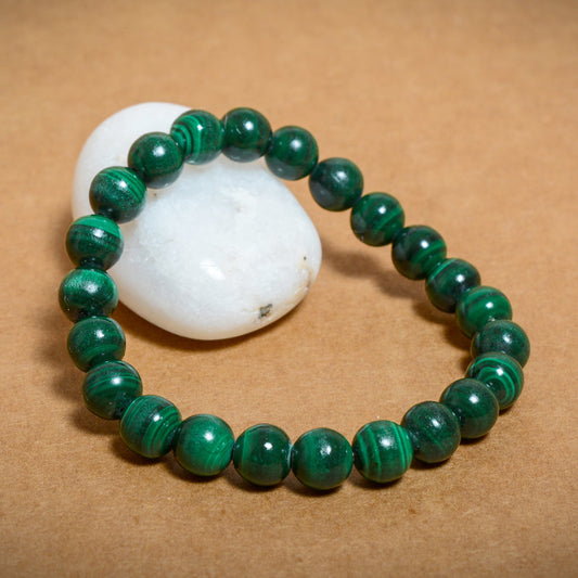 Premium Malachite (08mm)Beads Bracelet