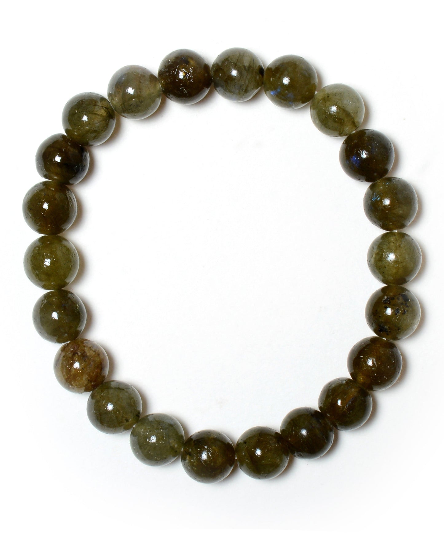 Labradorite 08mm healing stone bracelet