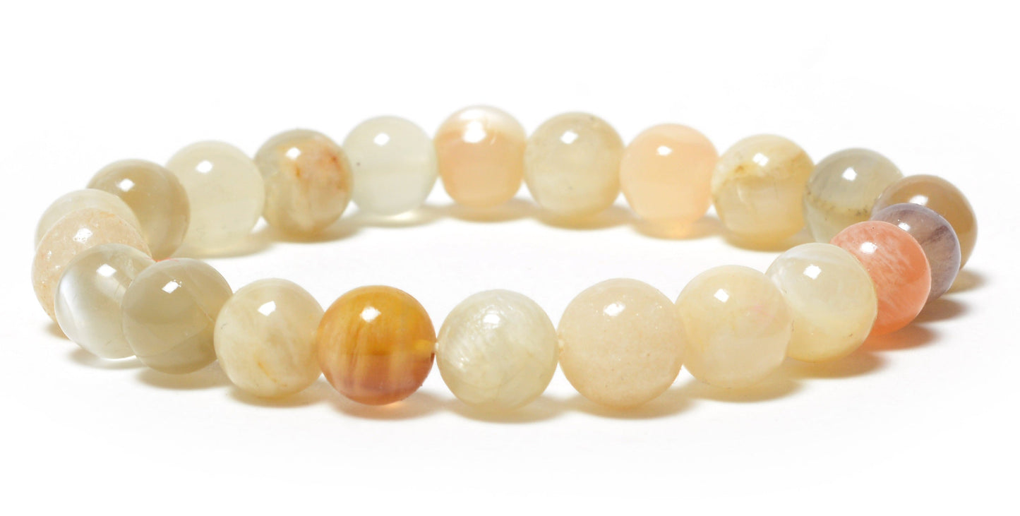 Moonstone 08mm beads Healing Bracelet