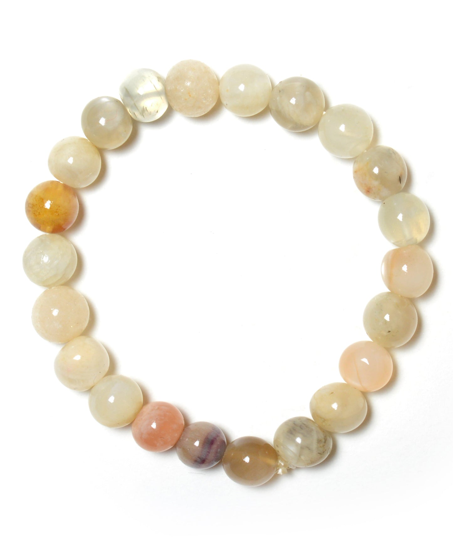 Moonstone 08mm beads Healing Bracelet