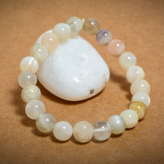 Moonstone 08mm beads Healing Bracelet