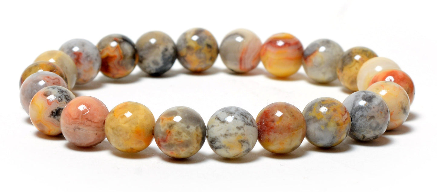 Picture Jasper 8mm beads Healing Gemstone Bracelet