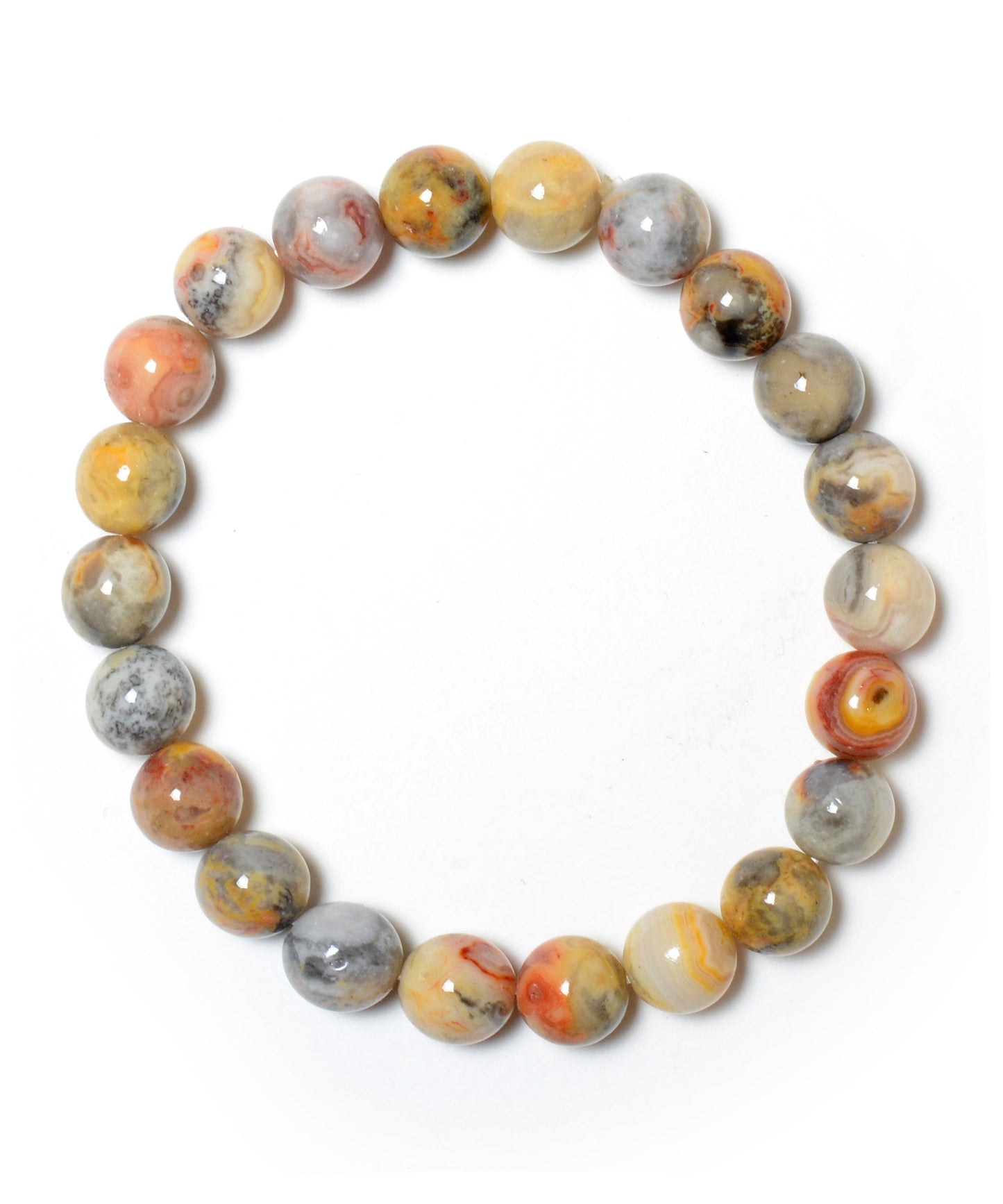 Picture Jasper 8mm beads Healing Gemstone Bracelet