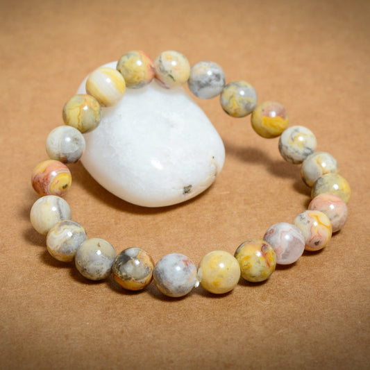 Picture Jasper 8mm beads Healing Gemstone Bracelet