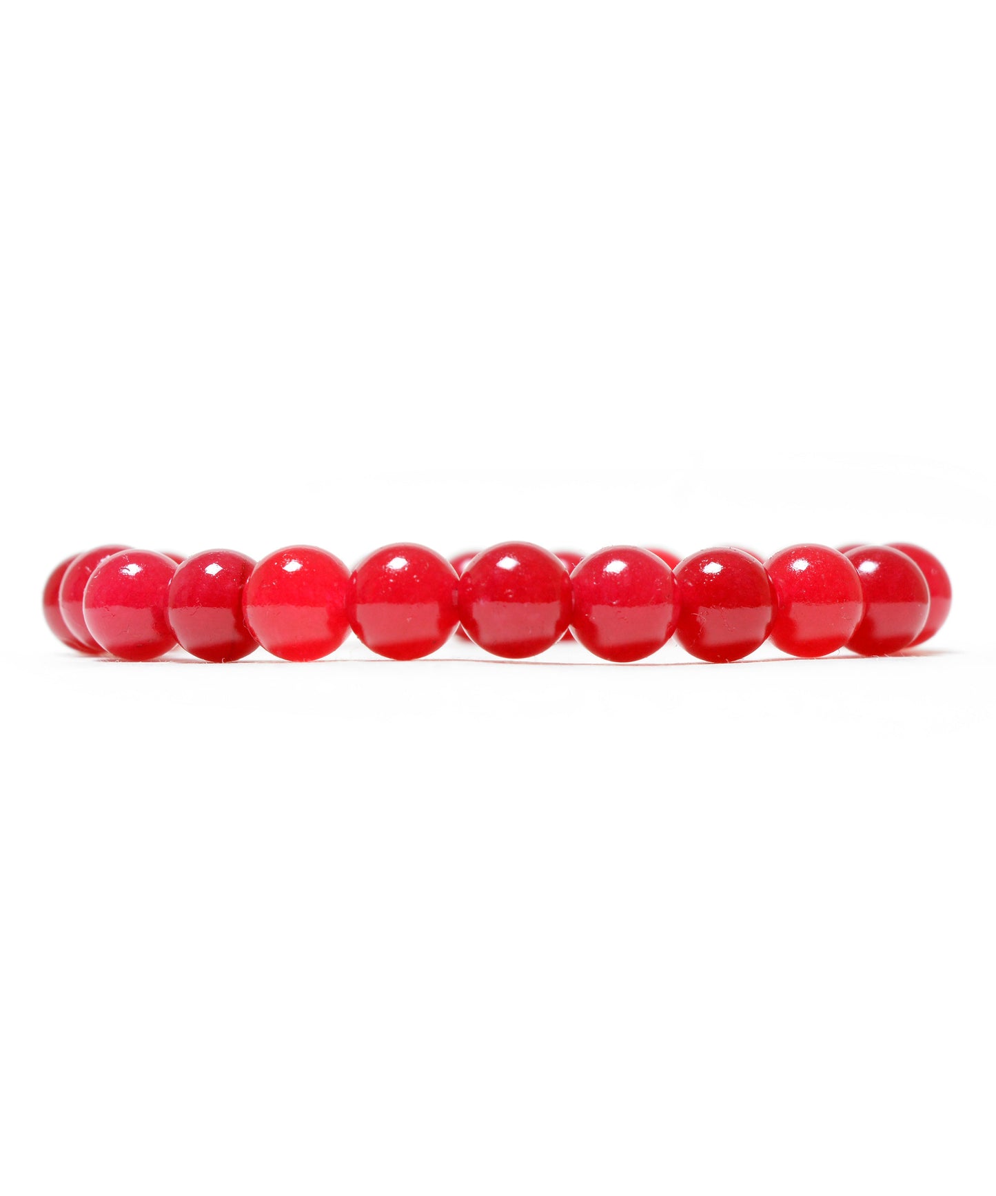 Red Onyx 8mm Beads Bracelet