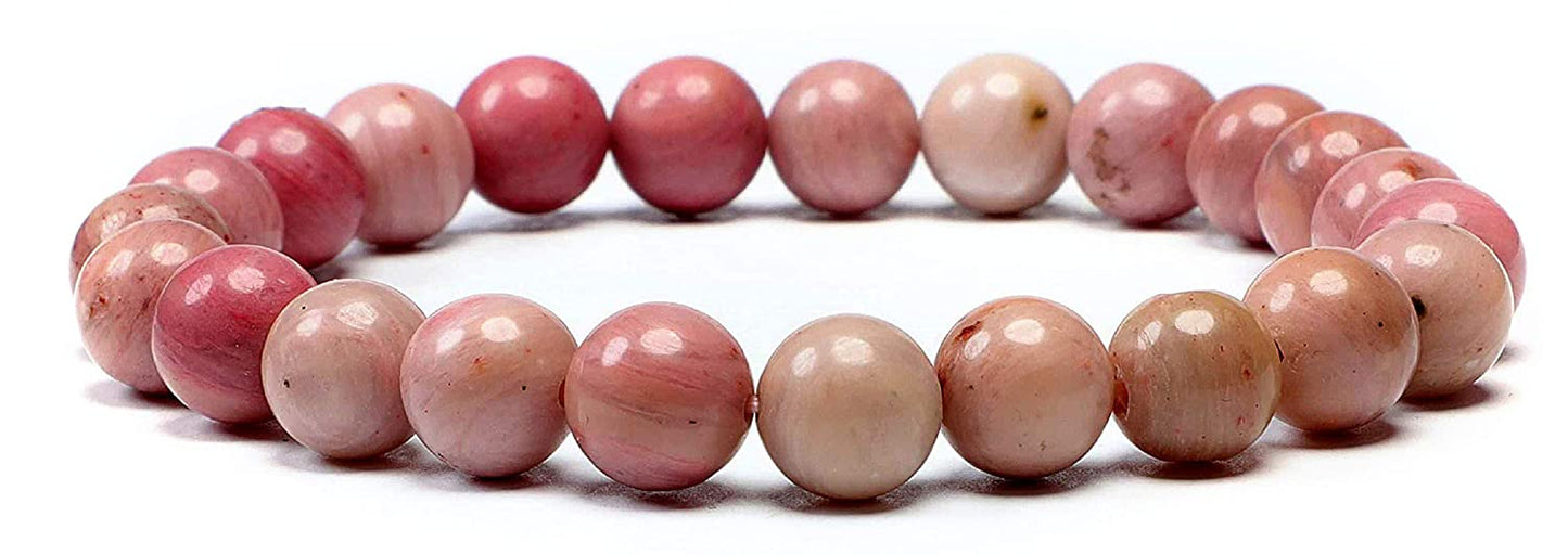 Rhodonite 08mm beads Healing Bracelet