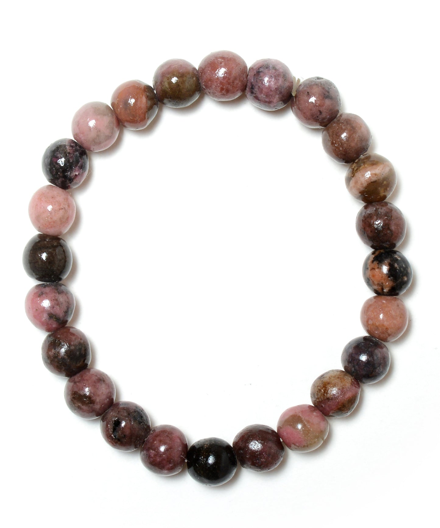 Rhodonite 08mm beads Healing Bracelet