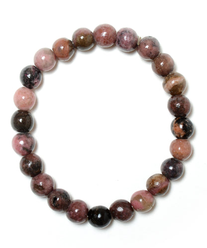 Rhodonite 08mm beads Healing Bracelet