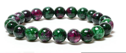 Ruby Zoisite 8mm beads bracelet