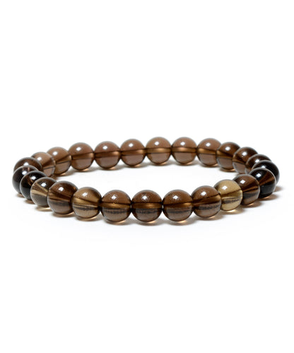 Smokey Quartz Healing Stone 08mm beads Bracelet