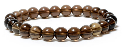 Smokey Quartz Healing Stone 08mm beads Bracelet