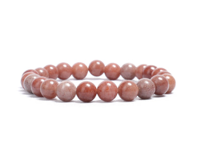 Strawberry Quartz Healing Gemstone 8mm Beads Bracelet