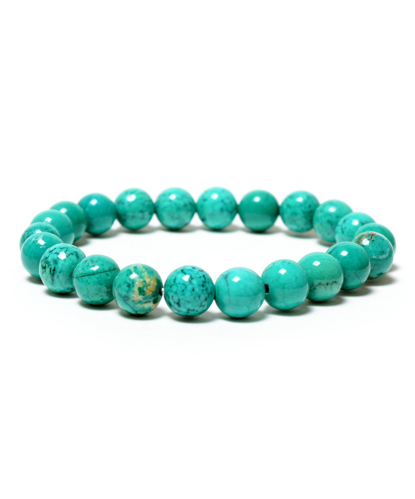 Turquoise 8mm Beads Gemstone Bracelet