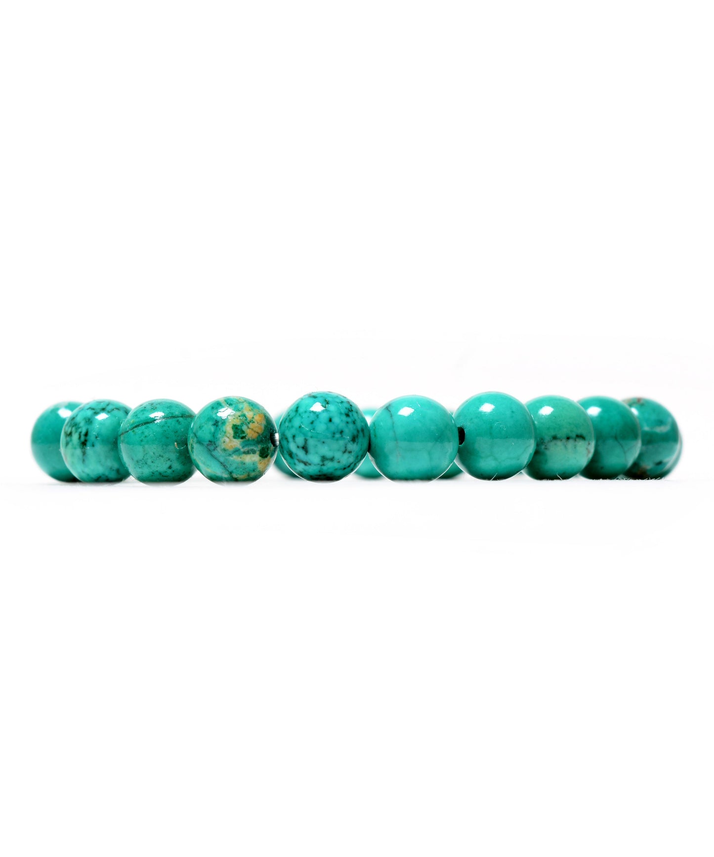 Turquoise 8mm Beads Gemstone Bracelet