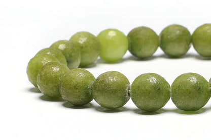 Vesuvianite Diamond Cut 10mm Beads Bracelet