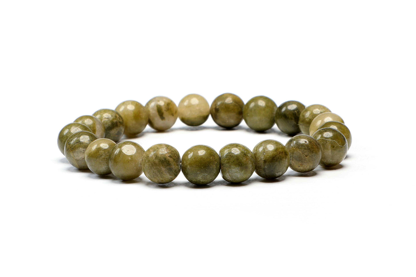 Vesuvianite (08mm) Beads Bracelet