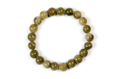 Vesuvianite (08mm) Beads Bracelet