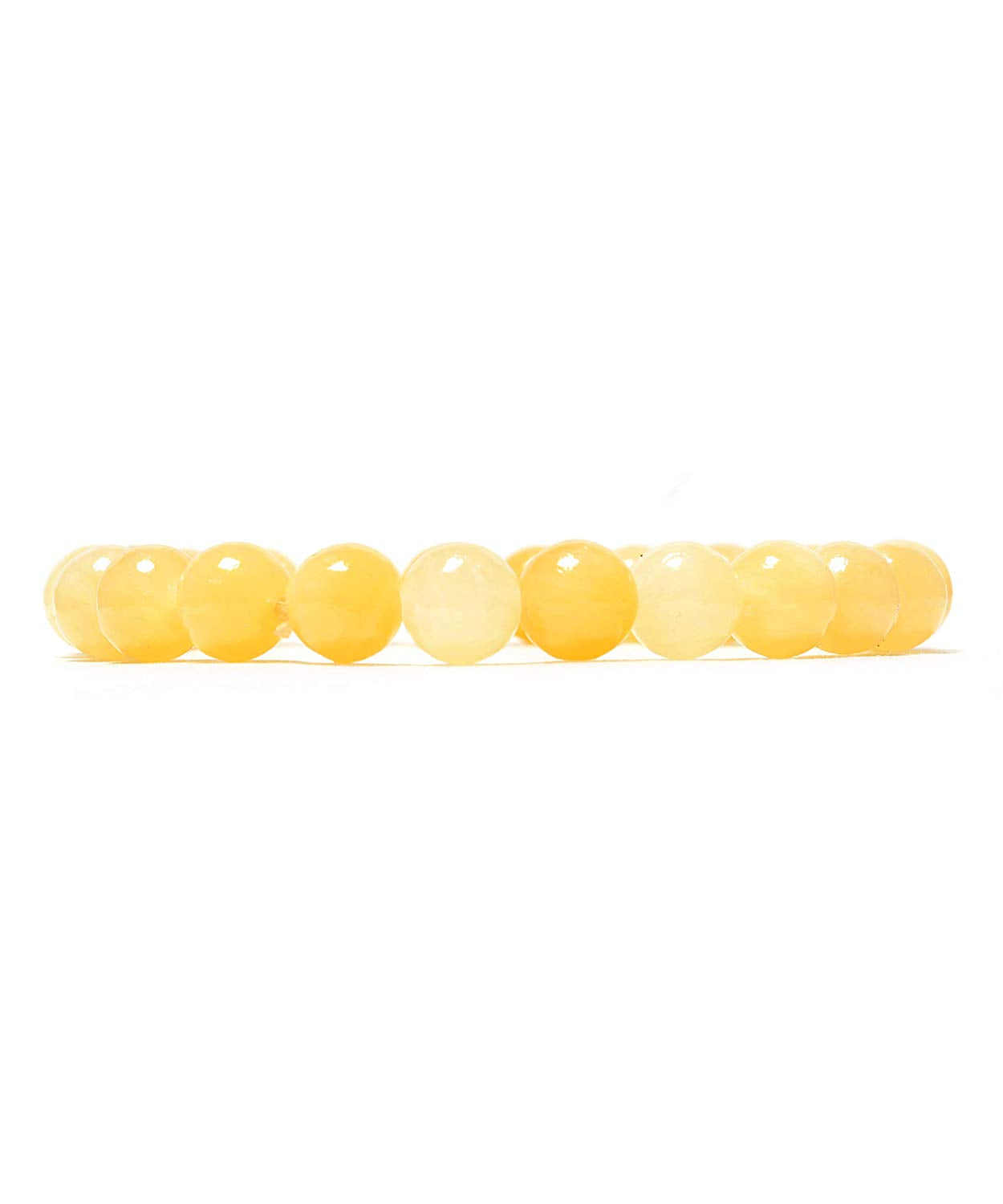 Yellow Citrine Bead Bracelet – Abundance, Positivity & Success