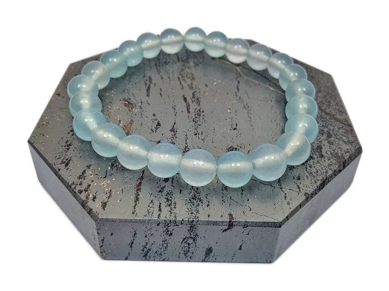 Light Blue Amazonite Healing Gemstone 08mm beads bracelet