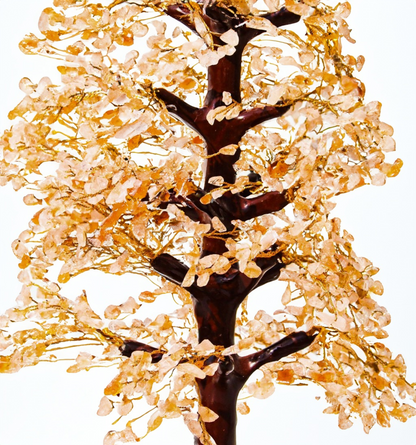 Large 1000 Beads Citrine Gemstone Tree Home Decor