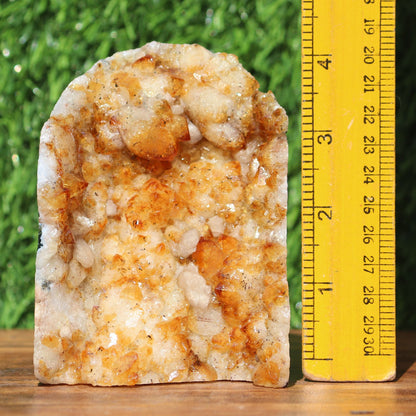 Citrine Geode cathedral crystal cluster - 3X3.7X4.5 Inch(2.26Lb)