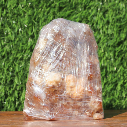 Citrine Geode cathedral crystal cluster - 5.3X4X3.3 Inch(3.71Lb)