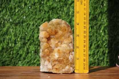 Citrine Geode cathedral crystal cluster - 4.5X2.6X3.3 Inch(2.20Lb)