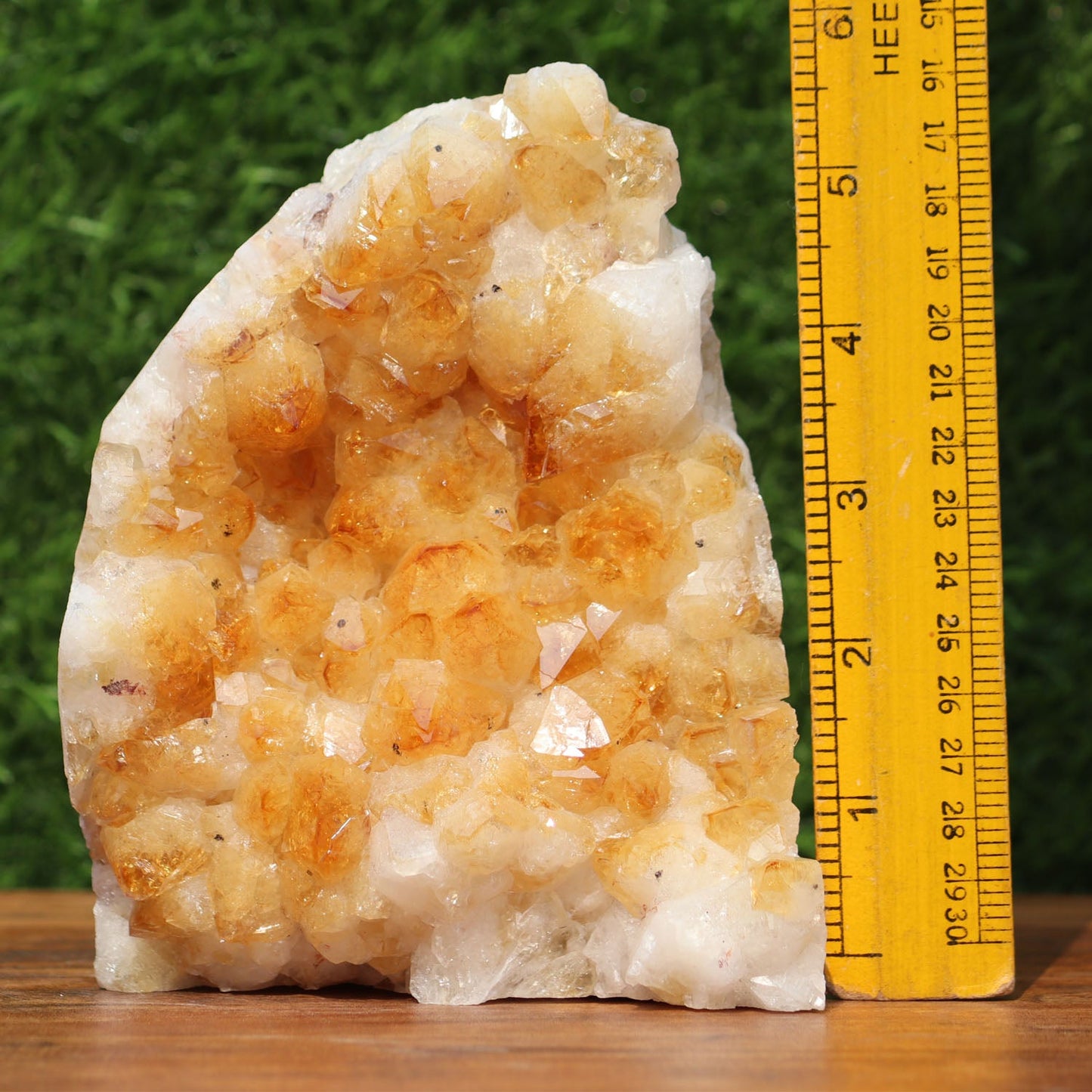 Citrine Geode cathedral crystal cluster - 4X5X6 Inch(4.59Lb)