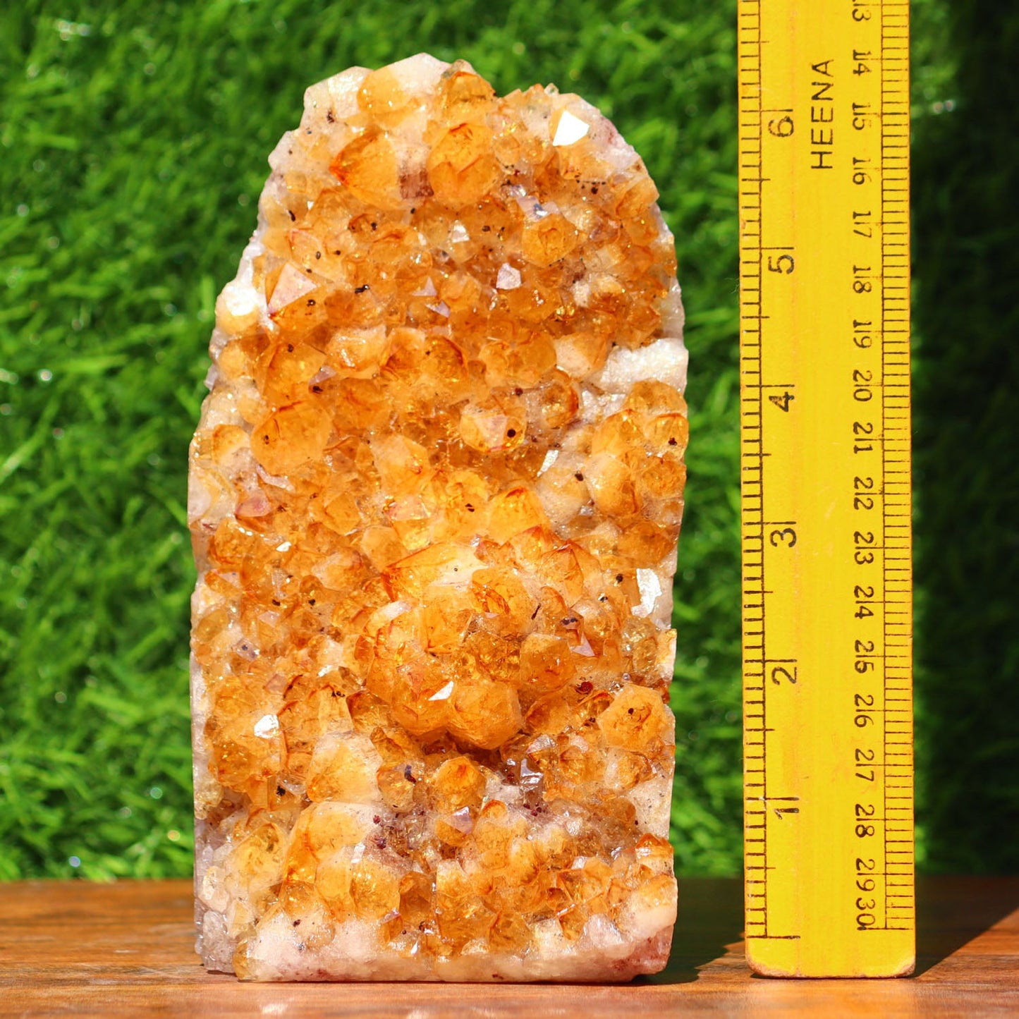 Citrine Geode cathedral crystal cluster - 6.8X4.4X3.2 Inch(4.64Lb)