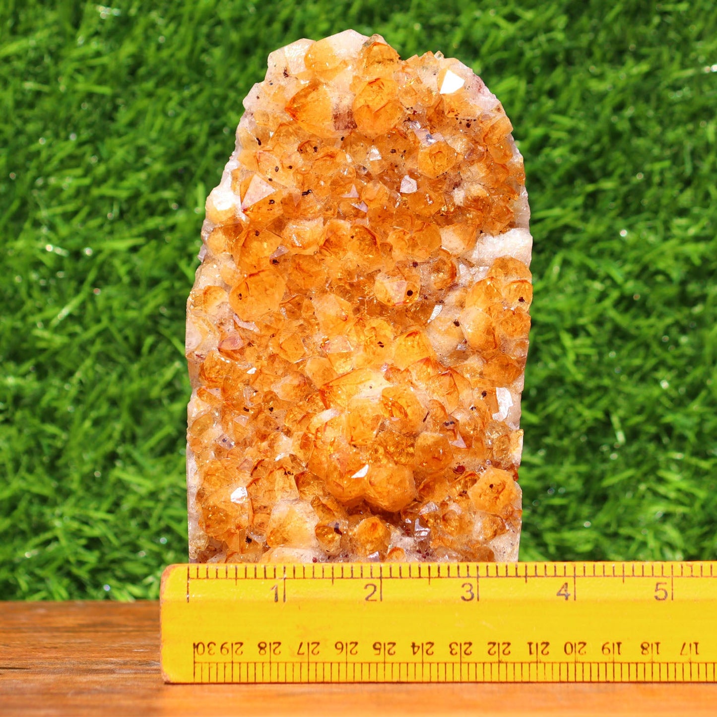 Citrine Geode cathedral crystal cluster - 6.8X4.4X3.2 Inch(4.64Lb)