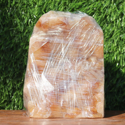 Citrine Geode cathedral crystal cluster - 5.6X4.4X4.2 Inch(5.63Lb)