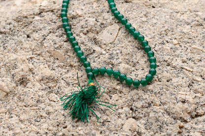 Green Jade 108 Prayer (8mm)Beads Mala