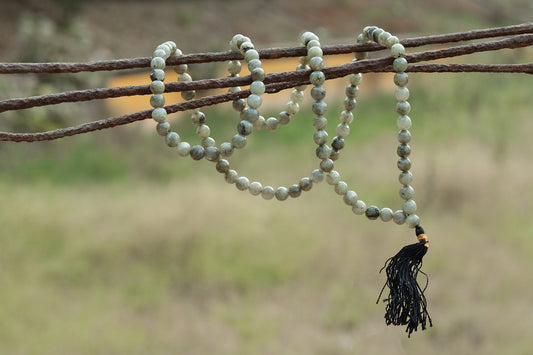 Labradorite Prayer 108 Beads | 8mm Beads | Spiritual Yoga Mala