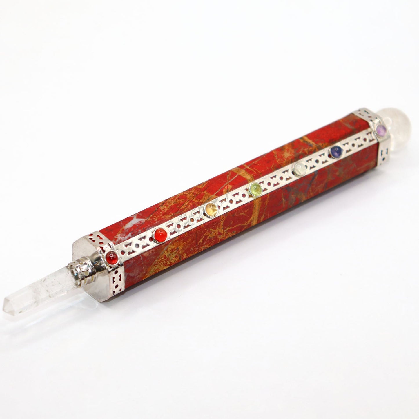 Red Jasper Healing Stick Massage Stick Rock Crystal Healing Stone